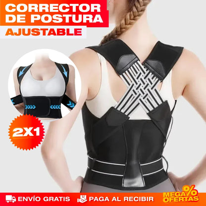 Corrector de Postura Ajustable – Espalda Recta y Adiós al Dolor · 2x1