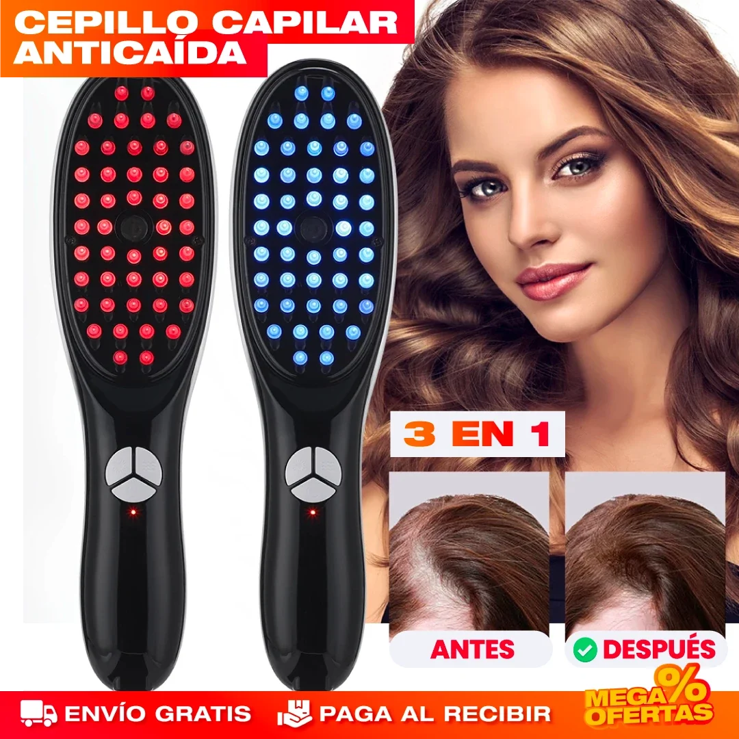Cepillo Capilar Anticaída – Menos Caída y Cabello Más Fuerte Cada Día