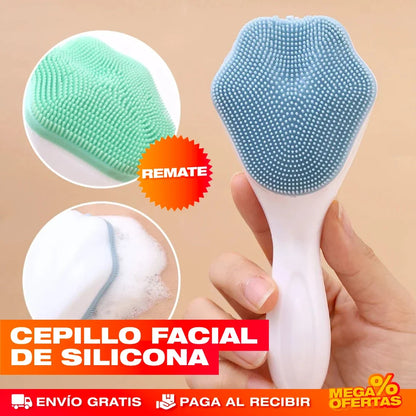 Cepillo Facial de Silicona – Limpieza Profunda y Piel Suave Sin Irritar