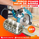 Disco Power Sierra Doble Cara – Corta Madera y Plástico Sin Trabarse · 3x1