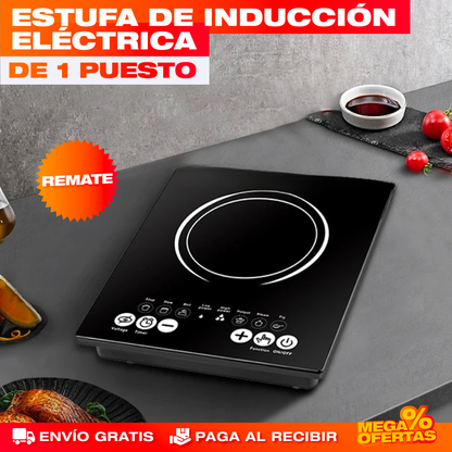 Estufa de Inducción Eléctrica – Cocina Rápido y Seguro Sin Gas