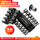 Boquillas de Llaves Hexagonales – Aprieta Cualquier Tuerca Sin Buscar la Medida · Set x14