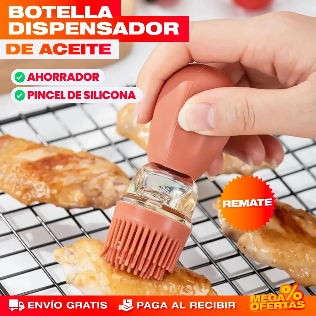 OilDrop Chef – Dispensador de Aceite 2 en 1 Ahorrador