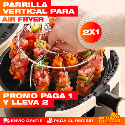 Parrilla Vertical para Pinchos en Air Fryer – Promo 2x1