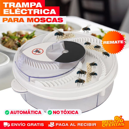 Trampa Eléctrica para Moscas – Casa Sin Moscas ni Zancudos y Sin Venenos