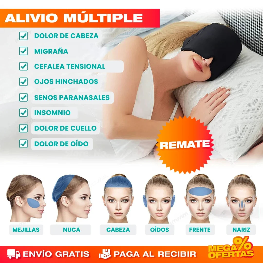 Gorro Terapéutico Antimigraña – Alivia la Migraña Sin Pastillas