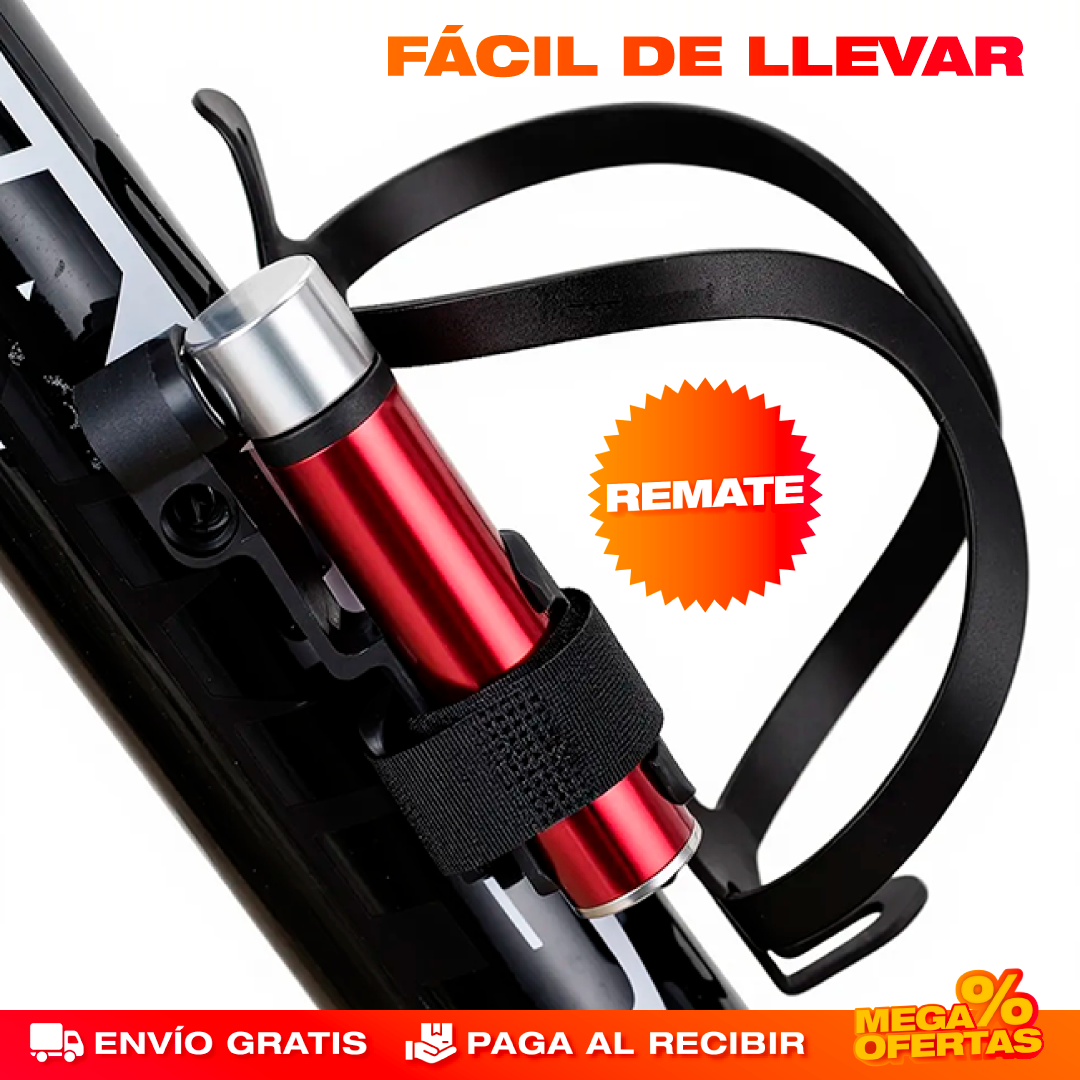 Kit Mini Inflador de Neumáticos – Infla tu Llanta Donde Sea, Sin Buscar Estación
