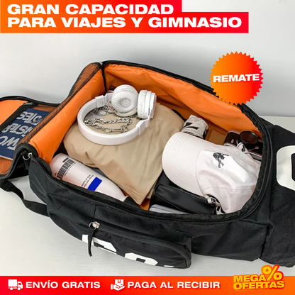 Morral Backpack Extra Grande Diseño Moderno – Lleva Todo el Día Cómodo y con Estilo · Negro