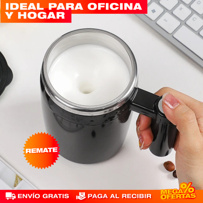 Vaso Mug Mezclador Recargable – Adiós a los Grumos: Mezcla Perfecta en Segundos