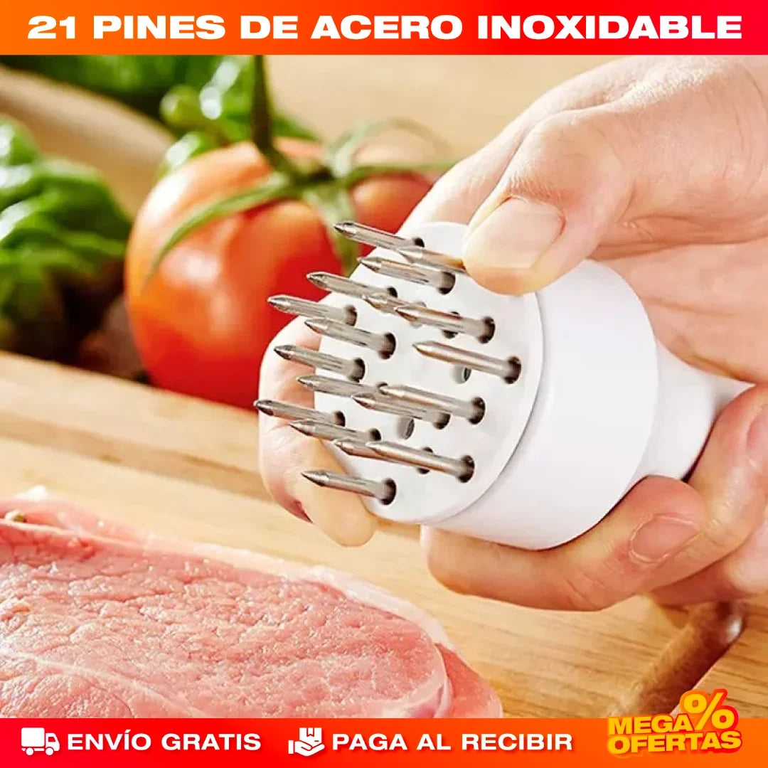 Ablandador y Adobador para Carne – Carne Suave y Jugosa Como de Restaurante