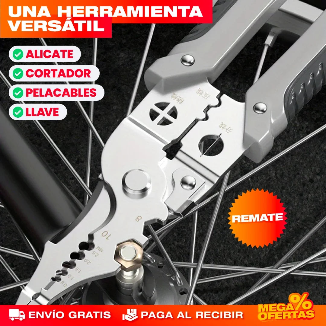 Alicate Pelacables Multipropósito – Pela y Corta Cables en un Solo Movimiento
