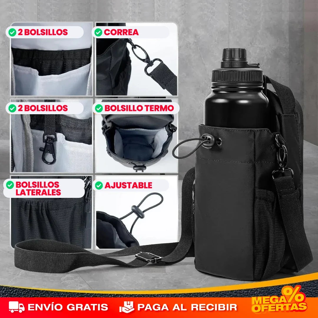 Bolso Magnético de Gimnasio para Termo – Lleva tu Termo Sin Ocupar las Manos