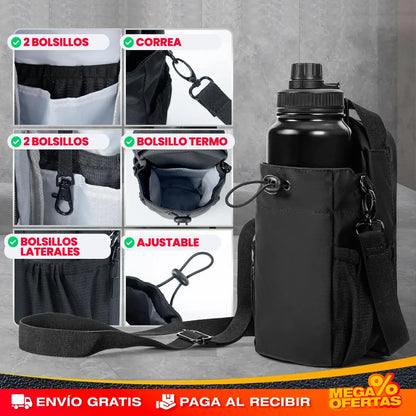 Bolso Magnético de Gimnasio para Termo – Lleva tu Termo Sin Ocupar las Manos