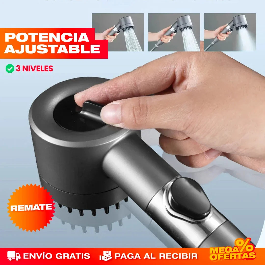 Cabezal de Ducha Potente y Ahorrador – Más Presión y Menos Factura de Agua