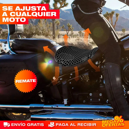 Cojín de Silicona para Moto – Adiós al Dolor de Cola en los Viajes Largos