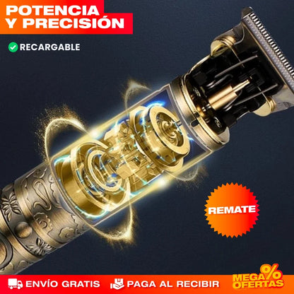 Combo Patillera y Afeitadora Profesional Buda – Corte y Afeitado de Barbería en tu Casa