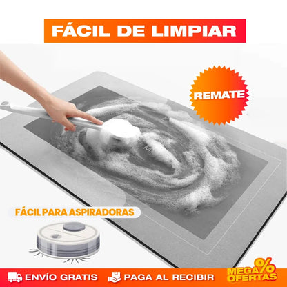 Alfombras Antideslizantes Súper Absorbentes para Cocina y Baño – Pisa Seco y Sin Resbalar · Combo x2