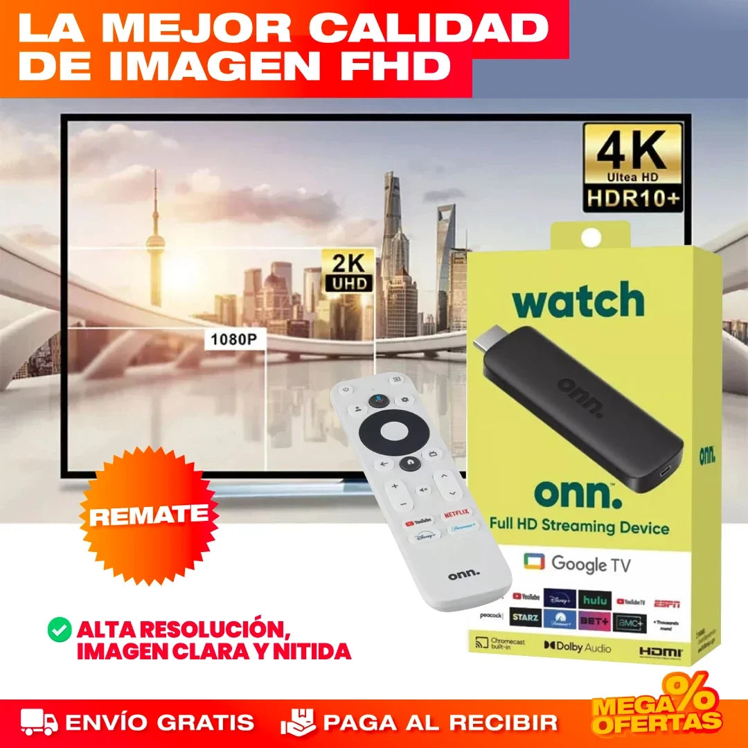 Convertidor Smart TV con Control Remoto – Convierte tu TV Vieja en Smart con Apps y Netflix