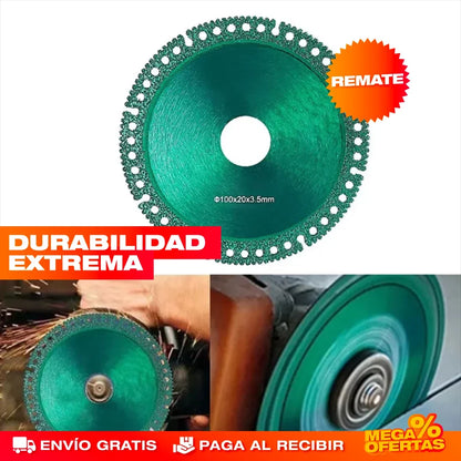 2 Discos de Corte de Diamante Indestructible – Corta Cerámica y Metal Sin Desgastarse · 2x1