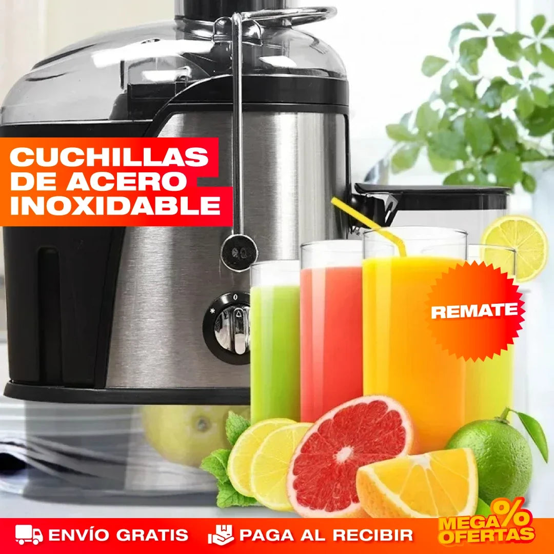 Extractor de Jugo Sokany – Jugo Natural en Segundos, Sin Cortar la Fruta ni Colar