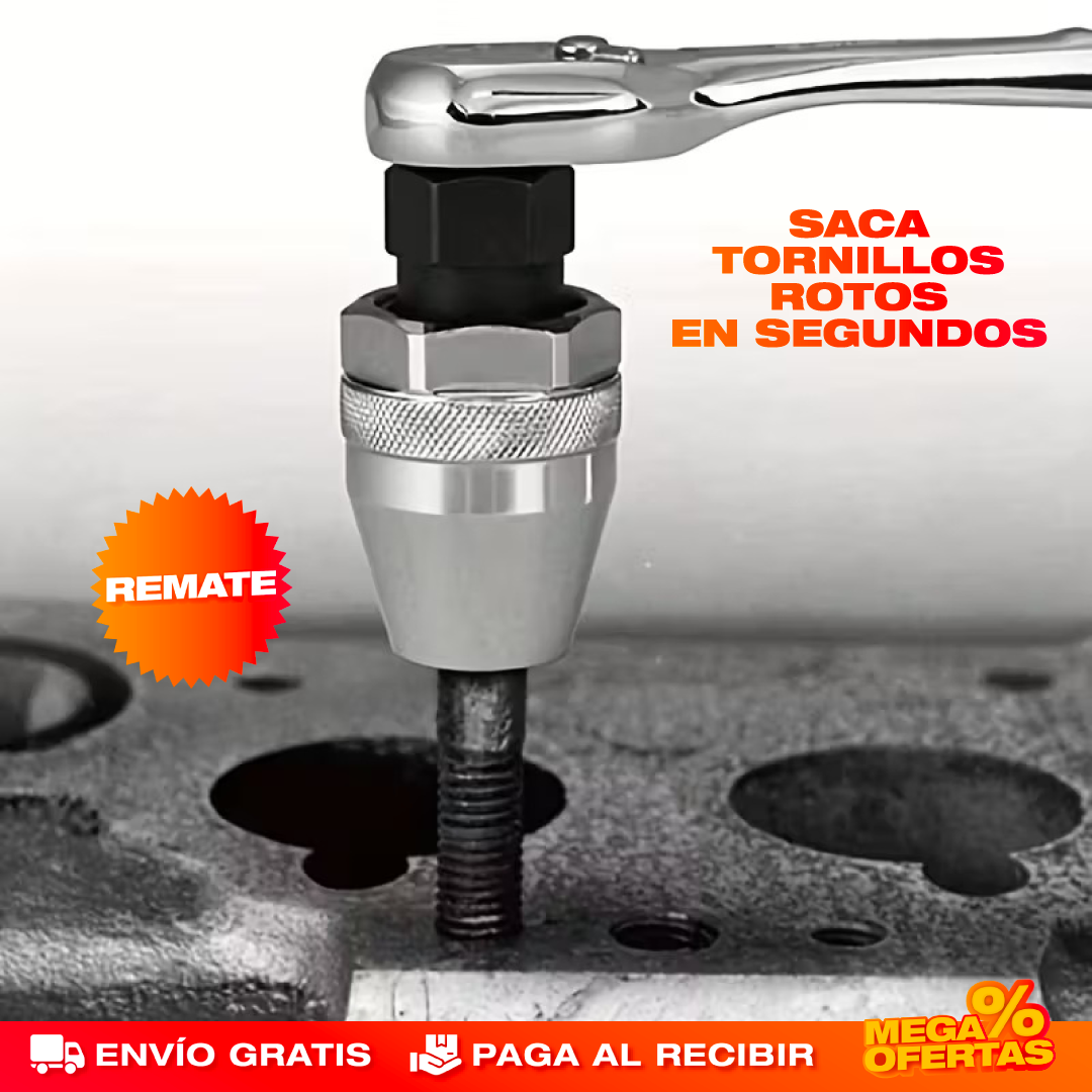 2 Extractores de Tornillos – Saca el Tornillo Pasado Sin Dañar la Pieza · 2x1