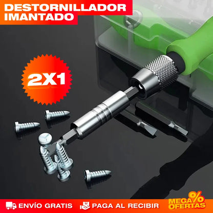 Kit Destornillador 32 Piezas – Ten la Herramienta para Todo en Casa · 2x1