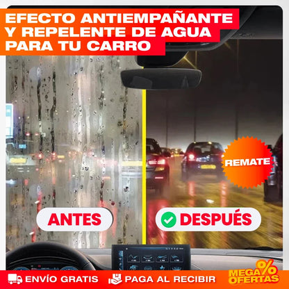 Limpiador de Vidrios para Carro Antiempañante – Maneja con el Vidrio Despejado Siempre