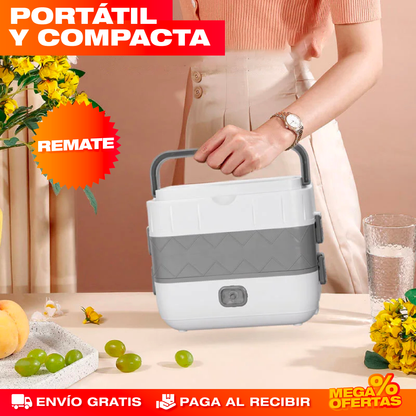 Lonchera Térmica Doble Piso – Tu Almuerzo Caliente Hasta la Hora de Comer