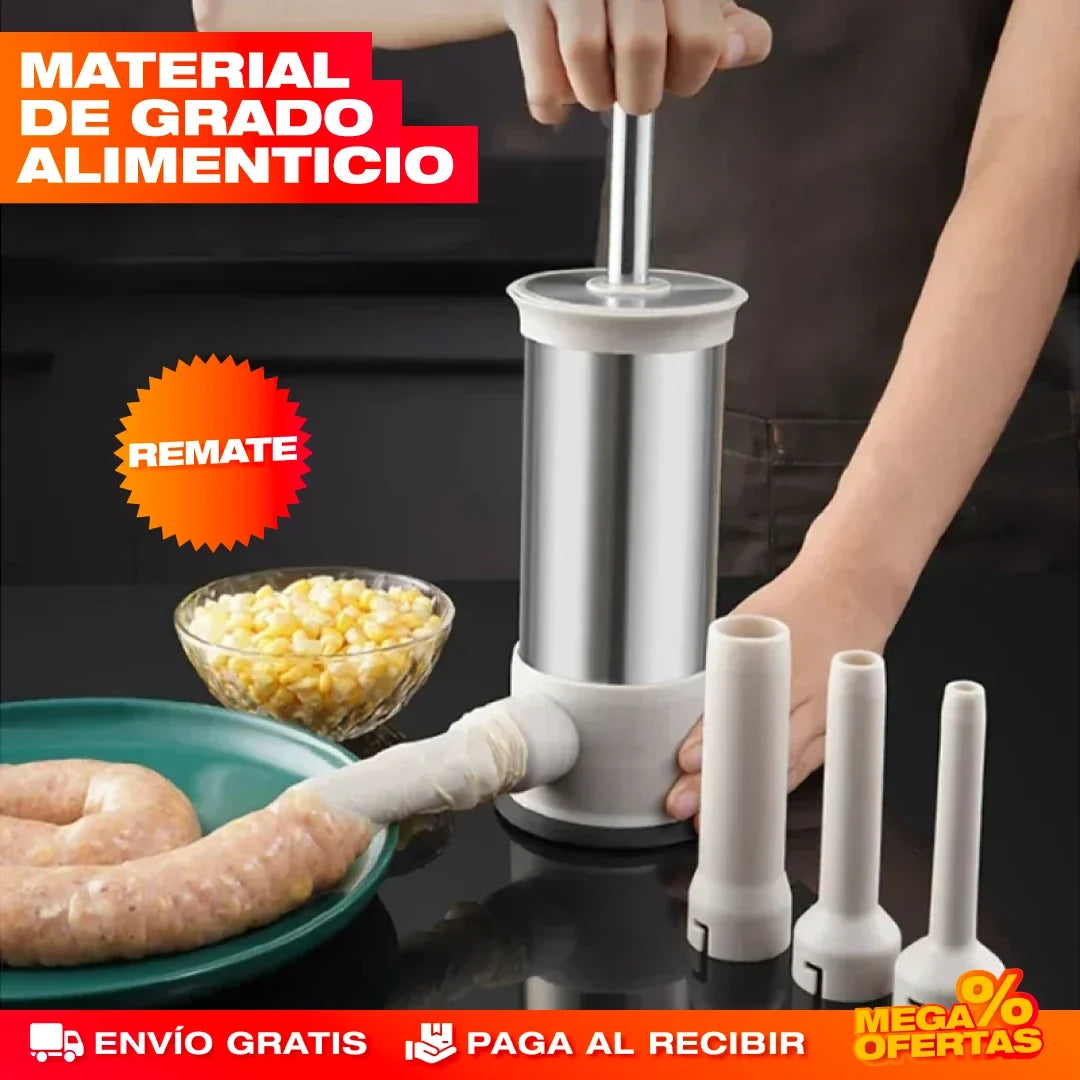 Máquina Embutidora Vertical de Salchichas Manual – Tus propios chorizos, sin conservantes