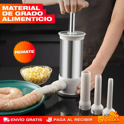 Máquina Embutidora Vertical de Salchichas Manual – Tus propios chorizos, sin conservantes
