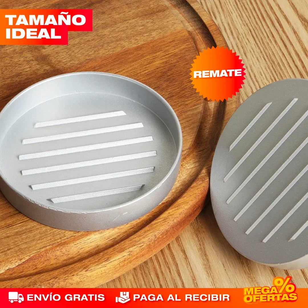 Molde Manual para Hamburguesas – Hamburguesas Caseras Parejas y Perfectas