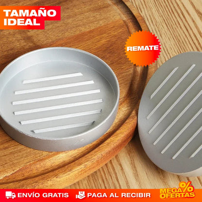 Molde Manual para Hamburguesas – Hamburguesas Caseras Parejas y Perfectas