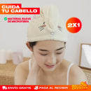 Toalla Gorro de Secado para Cabello – Seca tu Cabello Sin Maltratarlo · 2x1