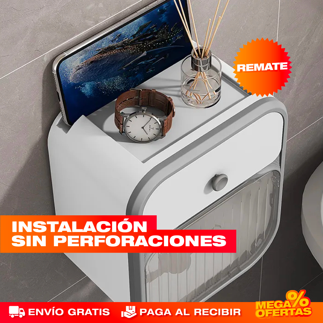 Organizador y Soporte de Papel Higiénico para Baño – Todo a la Mano y en Orden