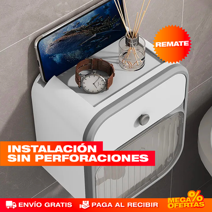 Organizador y Soporte de Papel Higiénico para Baño – Todo a la Mano y en Orden