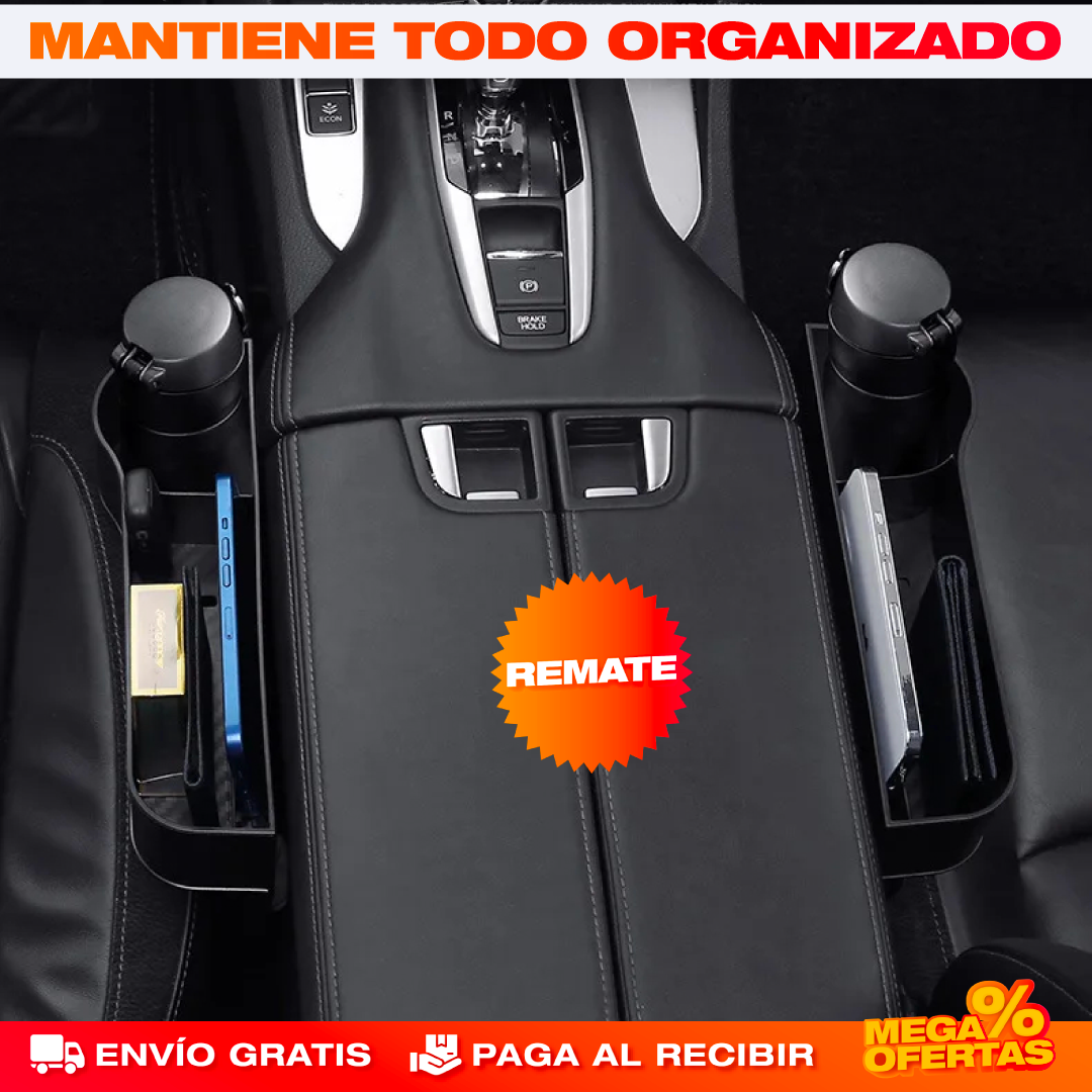2 Organizadores para Silla de Carro – Nada se Cae Entre los Asientos · Combo x2