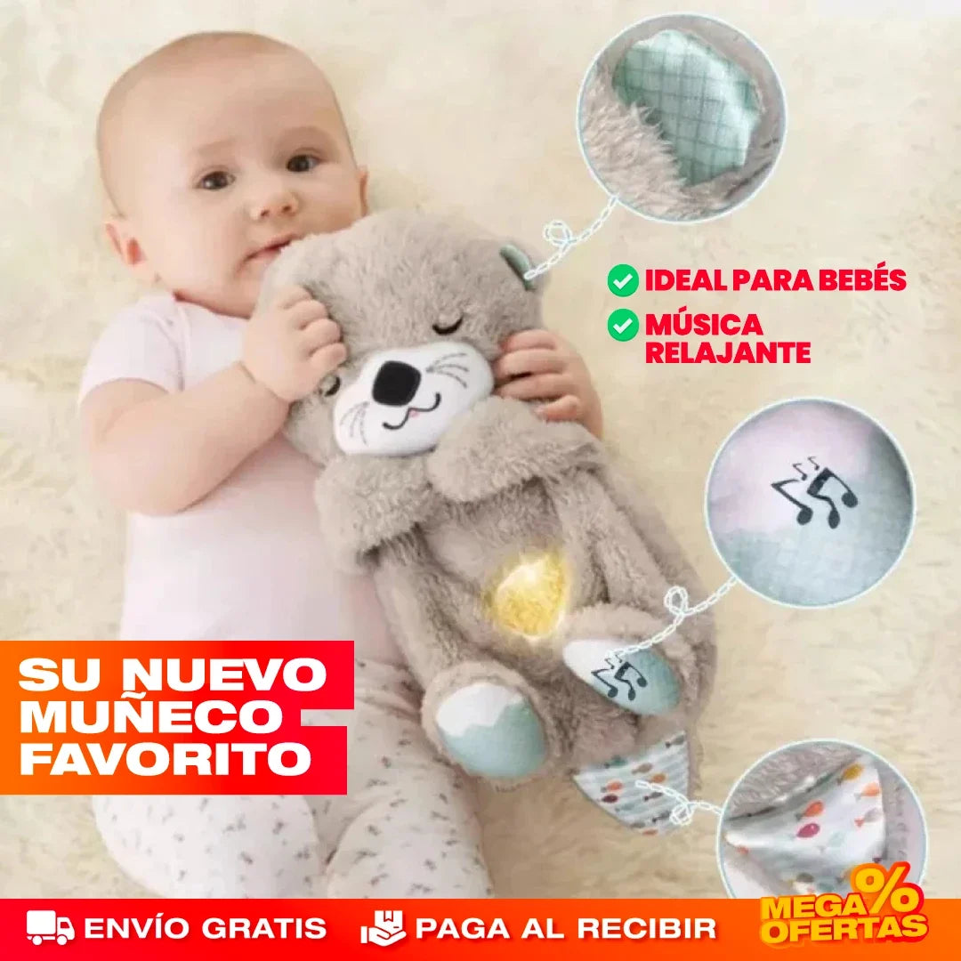 Peluche Relajante de Respiración para Dormir – Calma la Ansiedad y Duerme en Minutos
