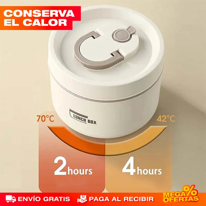 Portacomidas y Lonchera Térmica – Tu Almuerzo Caliente y Sin Derrames · Set x4