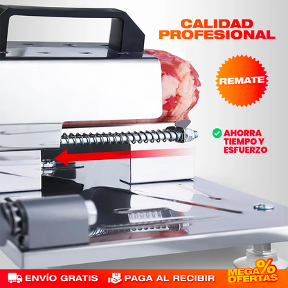 Rebanadora de Carne y Jamones Portátil – Tajadas Parejas Como en Charcutería