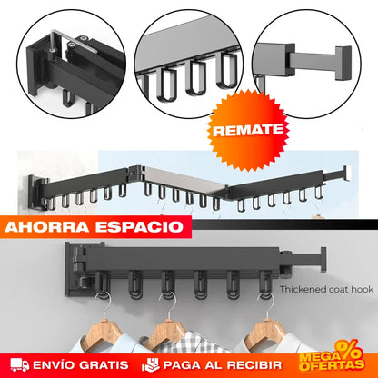 Gancho Tendedero Retráctil de Aluminio – Tiende la Ropa en Cualquier Rincón