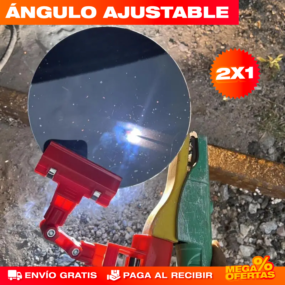 PROMO X2 Cubierta Opaca de Soldadura Ajustable – Suelda Protegiendo tus Ojos del Destello