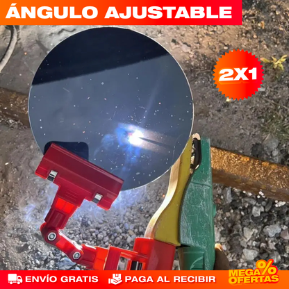 PROMO X2 Cubierta Opaca de Soldadura Ajustable – Suelda Protegiendo tus Ojos del Destello