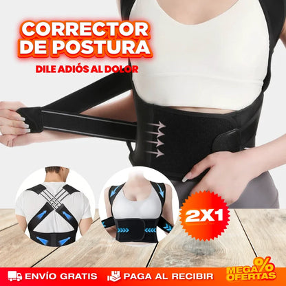 Corrector de Postura Ajustable – Espalda Recta y Adiós al Dolor · 2x1