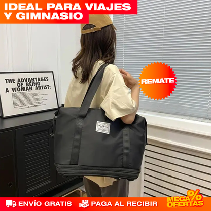 Bolsa de Equipaje Ligero Expandible con Ruedas – Lleva Todo en tus Viajes Sin Cargar Peso