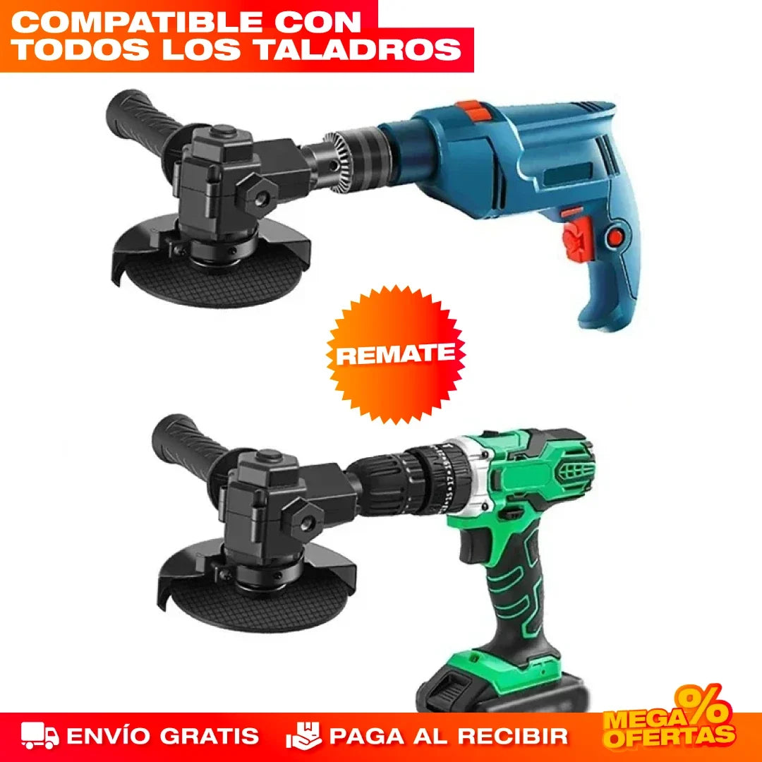 Adaptador Convertidor de Taladro a Pulidora – Convierte tu Taladro en Pulidora al Instante