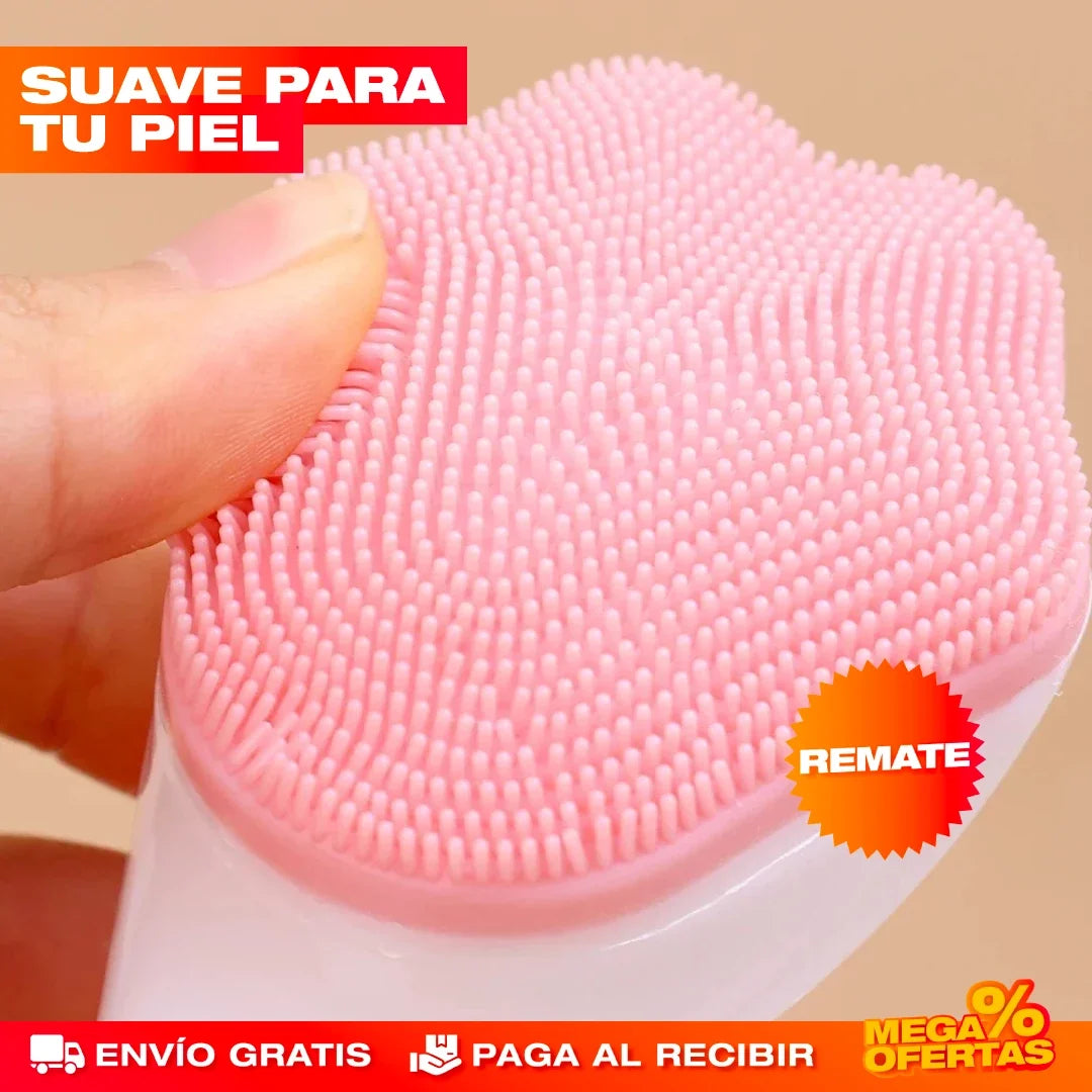 Cepillo Facial de Silicona – Limpieza Profunda y Piel Suave Sin Irritar