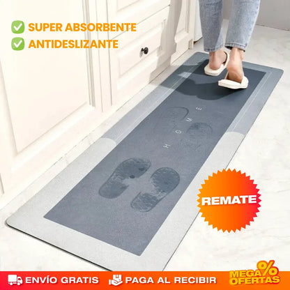 Alfombras Antideslizantes Súper Absorbentes para Cocina y Baño – Pisa Seco y Sin Resbalar · Combo x2