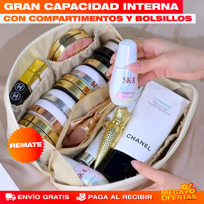 Cosmetiquera de Lujo Gran Capacidad – Todo tu Maquillaje Ordenado y a la Mano