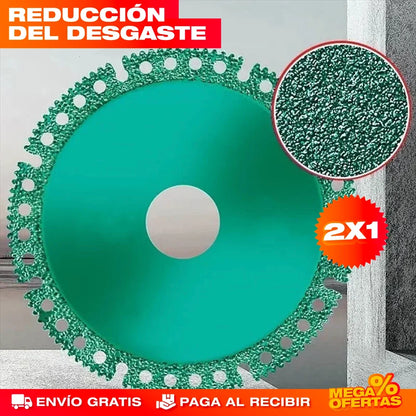 2 Discos de Corte de Diamante Indestructible – Corta Cerámica y Metal Sin Desgastarse · 2x1