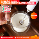 Espumador de Leche 3 en 1 con Base – Café Cremoso Tipo Cafetería en tu Casa